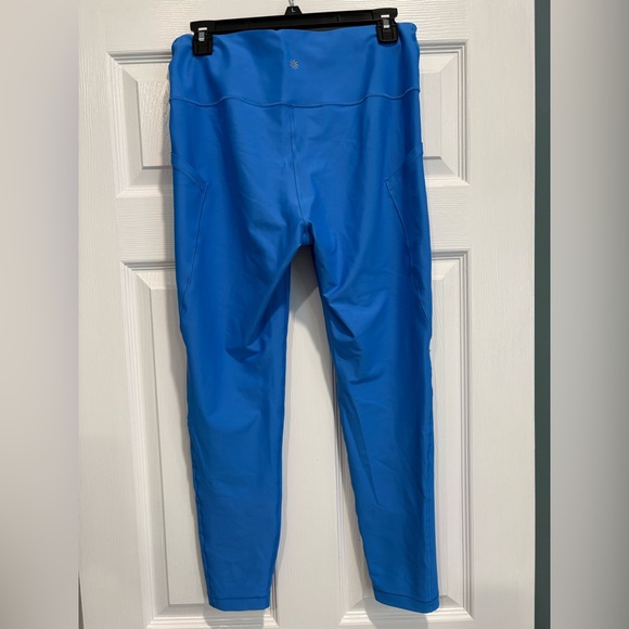 Athleta Internal Stash 7/8 Leggings, size large in the color Breaker (blue) - Picture 3 of 6